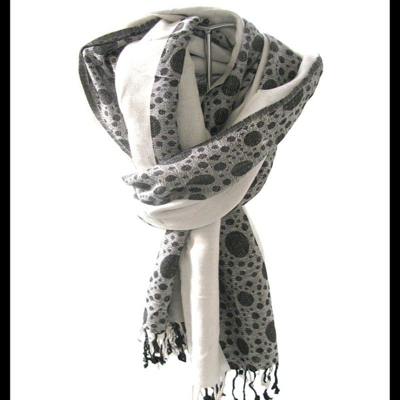 Etole motifs en viscose - Etole indienne