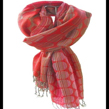 Etole motifs en viscose - Etole indienne