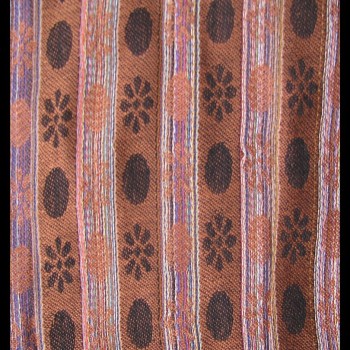 Etole motifs en viscose - Etole indienne