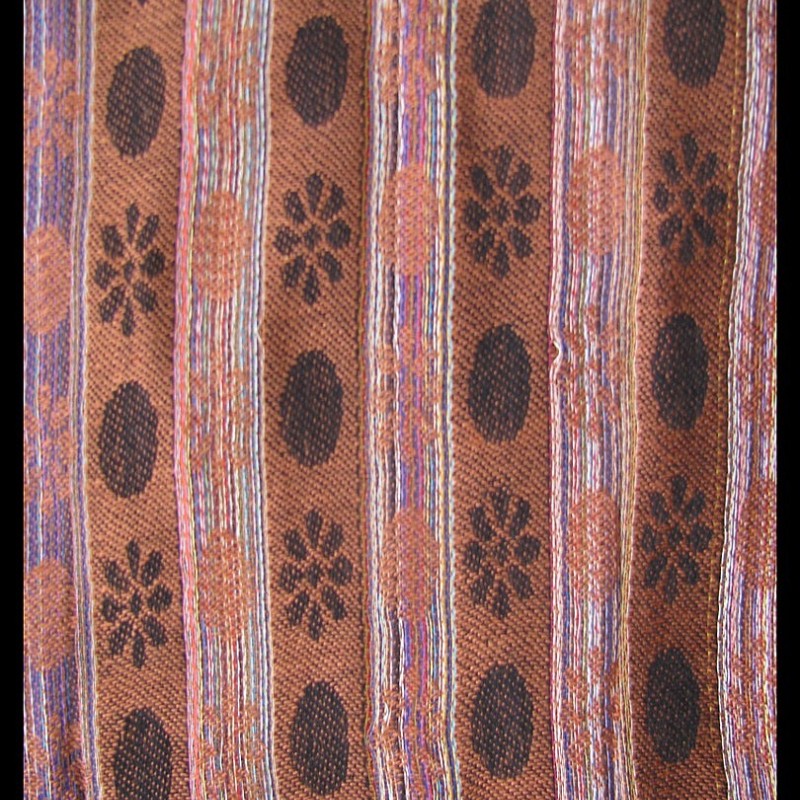 Etole motifs en viscose - Etole indienne