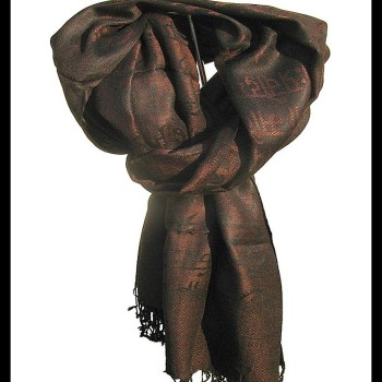 Etole motifs OM Gayatrie en viscose  - Etole indienne