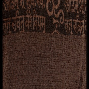 Etole motifs OM Gayatrie en viscose  - Etole indienne