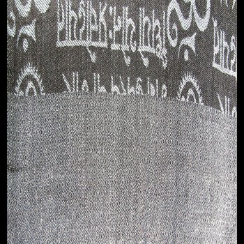 Etole motifs OM Gayatrie en viscose  - Etole indienne