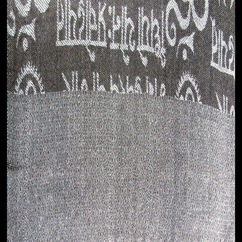 Etole motifs OM Gayatrie en viscose  - Etole indienne