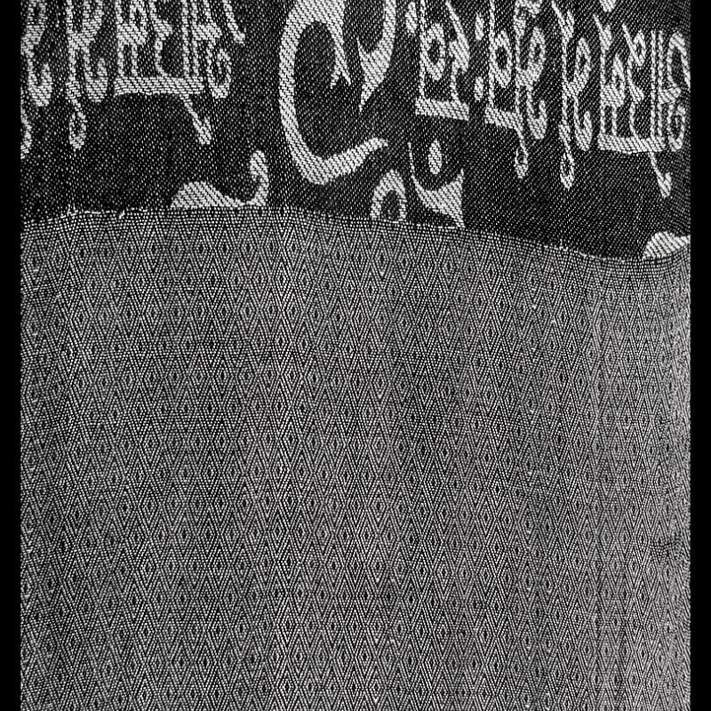 Etole motifs OM Gayatrie en viscose  - Etole indienne