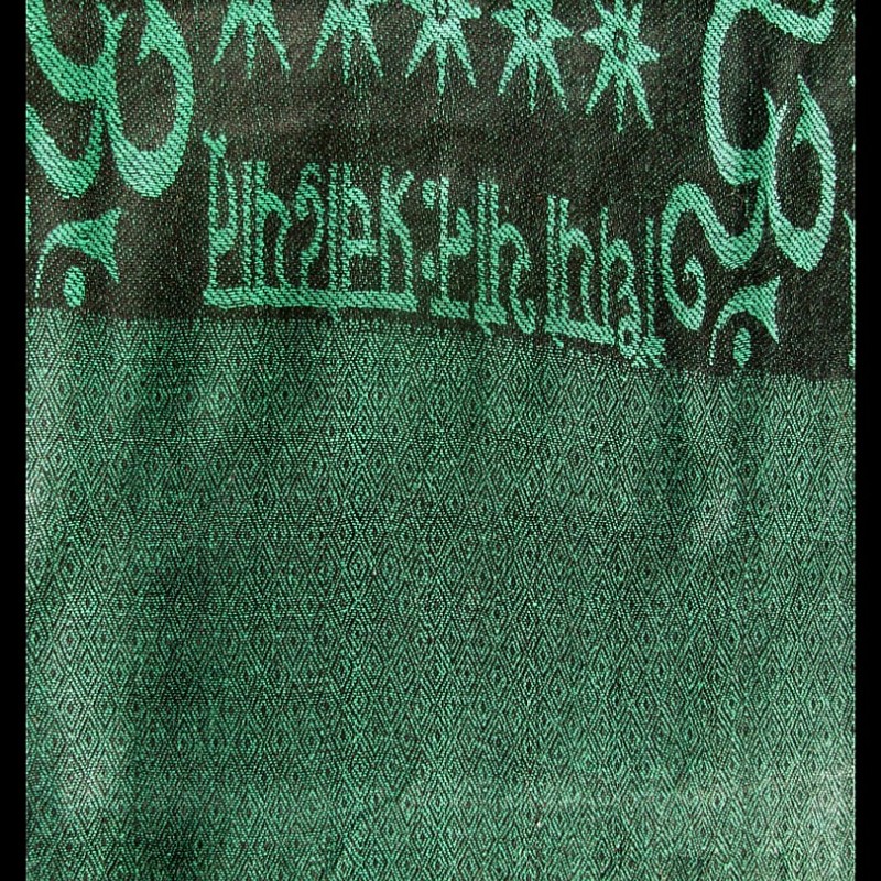 Etole motifs OM Gayatrie en viscose  - Etole indienne