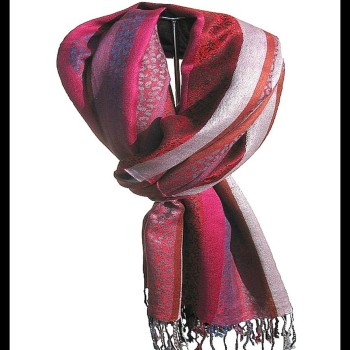 Etole motifs en viscose strip - Etole indienne