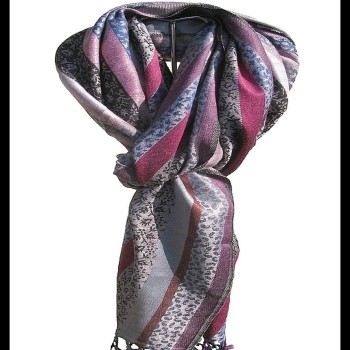 Etole motifs en viscose strip - Etole indienne