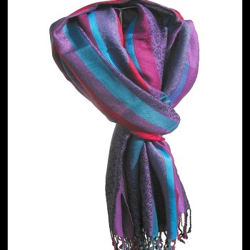 Etole motifs en viscose strip - Etole indienne