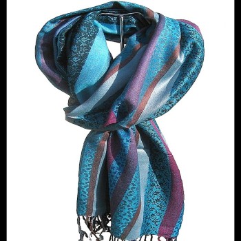 Etole motifs en viscose strip - Etole indienne