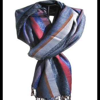 Etole motifs en viscose strip - Etole indienne