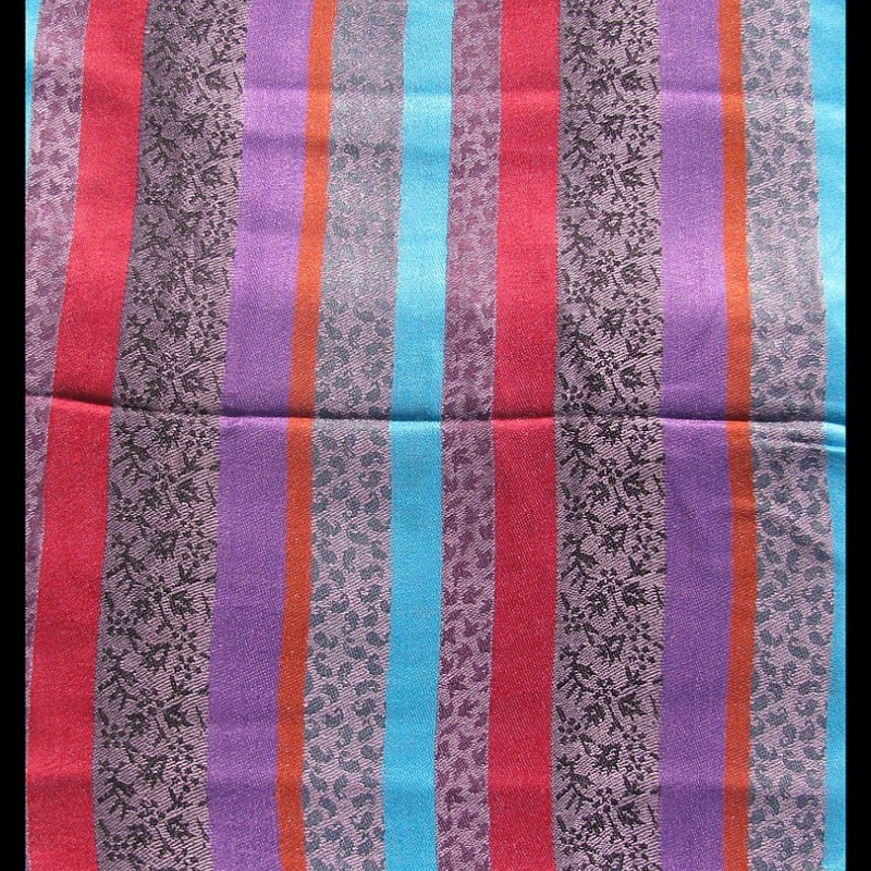 Etole motifs en viscose strip - Etole indienne