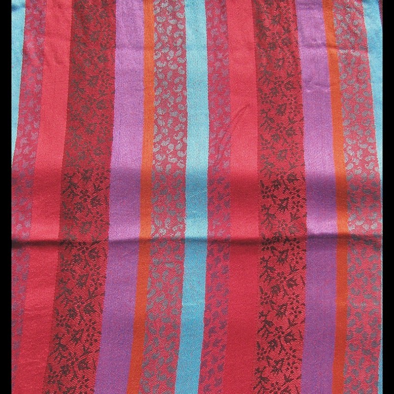 Etole motifs en viscose strip - Etole indienne