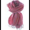 Etole rayée en coton et viscose - Etole indienne