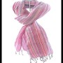 Etole rayée en coton et viscose - Etole indienne
