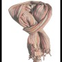 Etole rayée en coton et viscose - Etole indienne