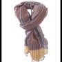 Etole rayée en coton et viscose - Etole indienne