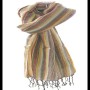 Etole rayée en coton et viscose - Etole indienne