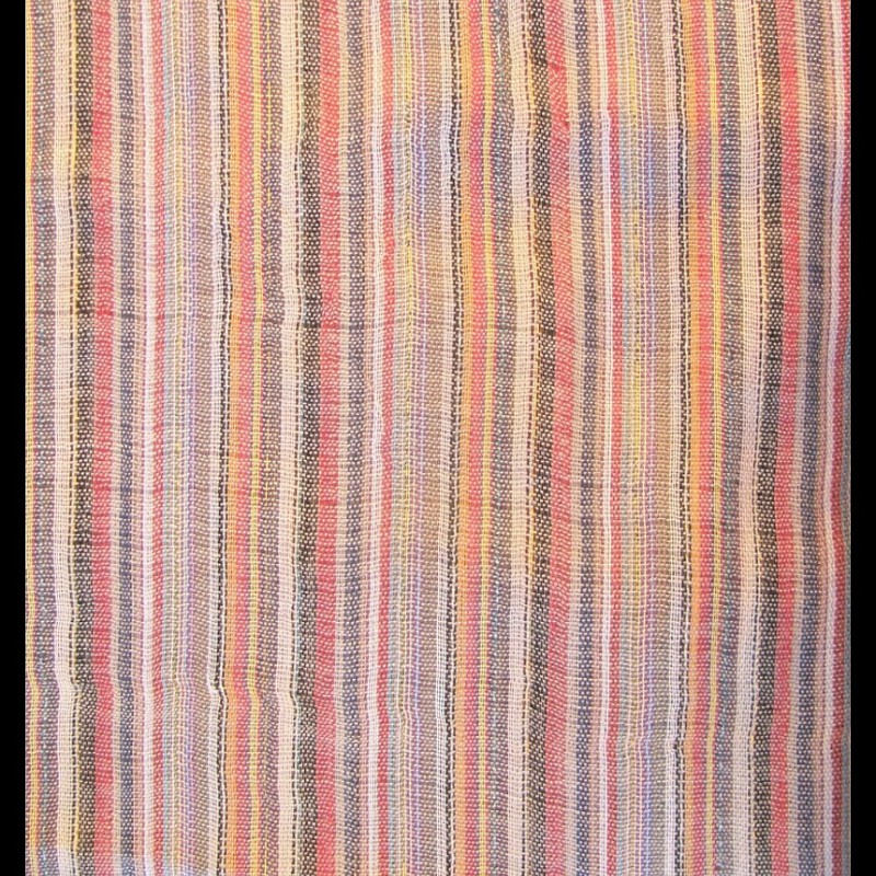 Etole rayée en coton et viscose - Etole indienne