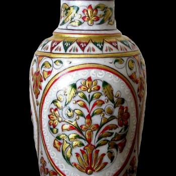 Vase indien - Vase en Marbre indien - Décoration indienne