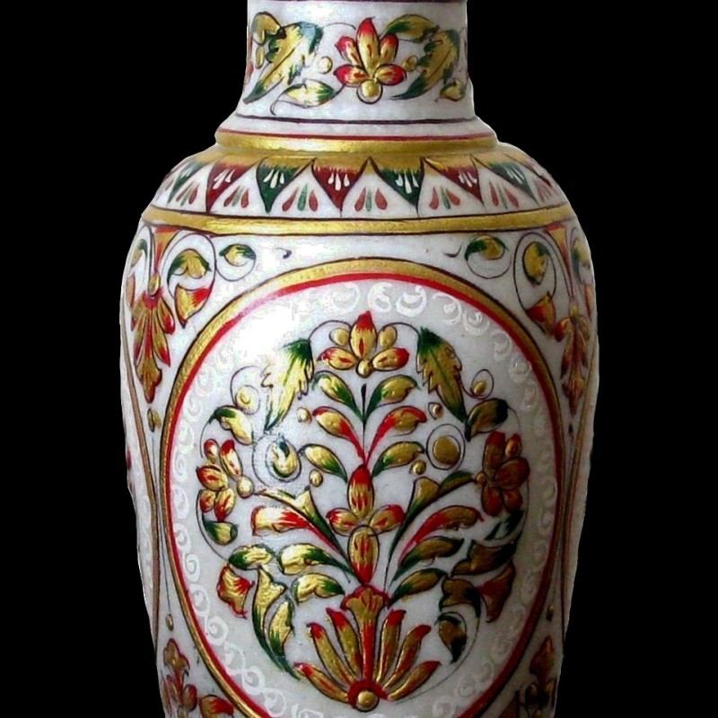 Vase indien - Vase en Marbre indien - Décoration indienne