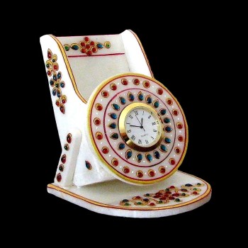 Décoration indienne - Support Bureau-Portable en Marbre