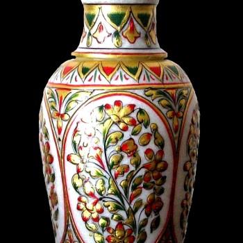 Vase indien - Vase en Marbre indien - Décoration indienne