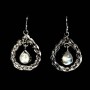 Boucles d'Oreilles indiennes Pierre de Lune - Bijoux Inde
