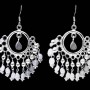 Boucles d'Oreilles indiennes Pierre de Lune - Bijoux Inde