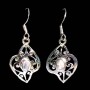 Boucles d'Oreilles indiennes Pierre de Lune - Bijoux Inde