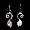 Boucles d'Oreilles indiennes Pierre de Lune - Bijoux Inde