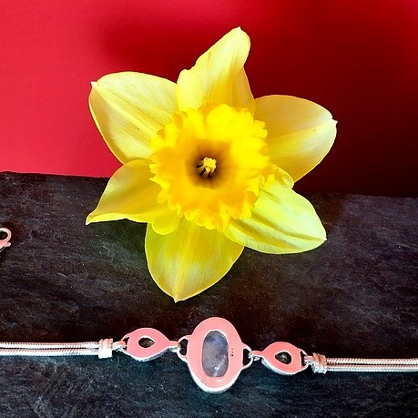 Bracelet indien argent et Pierre de Lune - Bijoux indiens