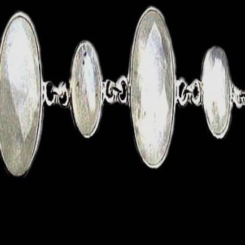 Bracelet indien argent Pierre de Lune - Bijoux indiens