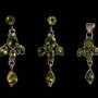 Parure Péridot - Parure indienne en argent - Bijoux Inde