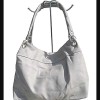 Sac à main femme - sac à main gris clair avec motifs