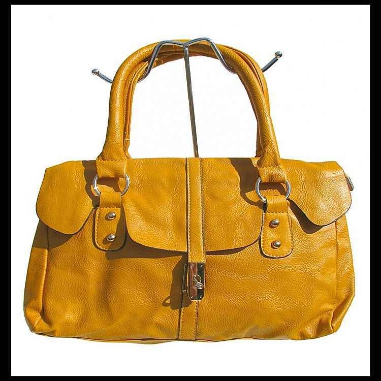 Sac à main femme - sac à main Jaune-Moutarde