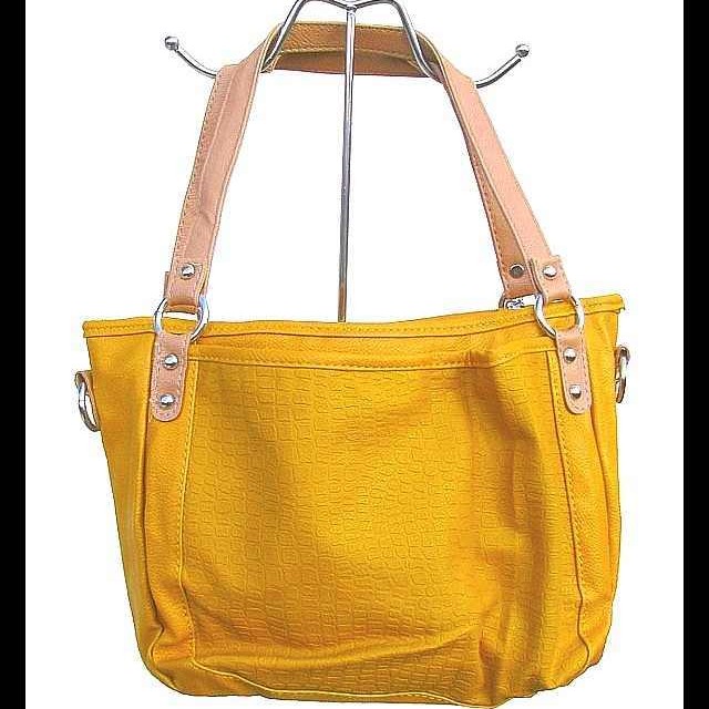 Sac à main femme - sac à main Jaune-Moutarde