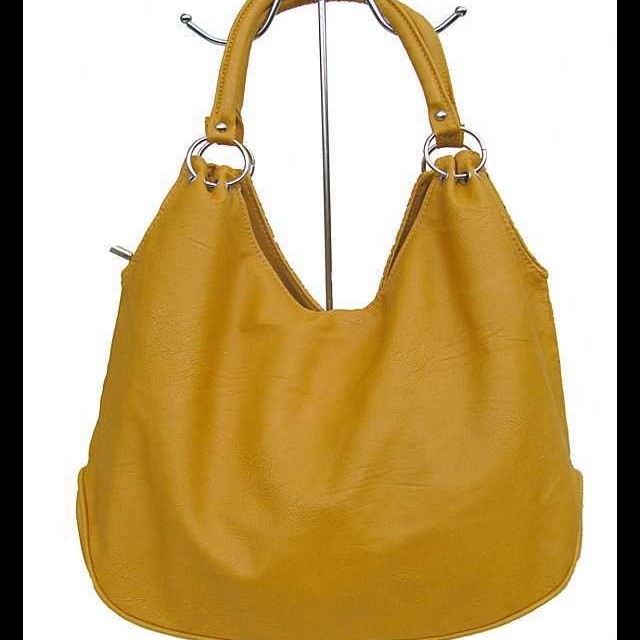 Sac à main femme - sac à main Jaune-Moutarde