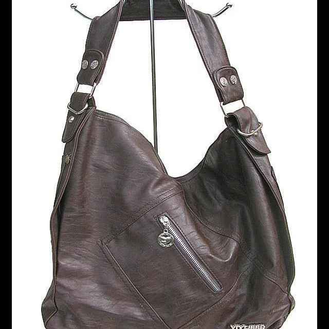 Sac à main femme - sac à main Marron-Prune