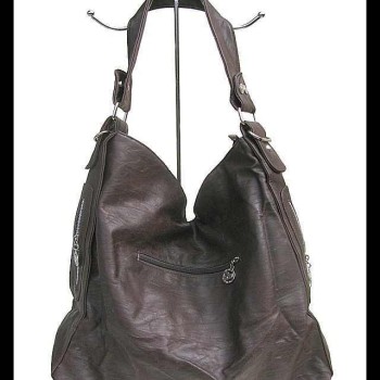 Sac à main femme - sac à main Marron-Prune