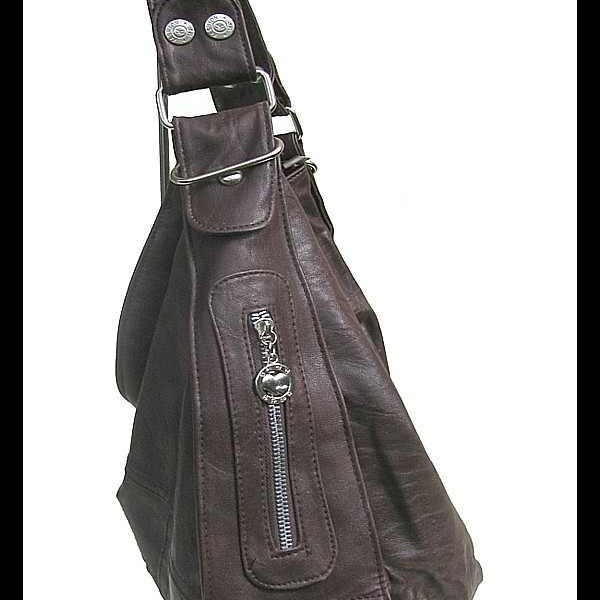 Sac à main femme - sac à main Marron-Prune