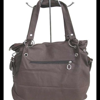 Sac à main femme - sac à main Marron-Prune