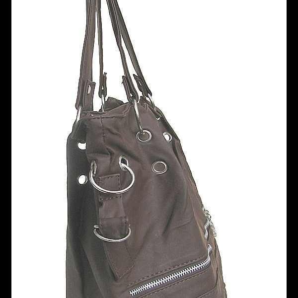 Sac à main femme - sac à main Marron-Prune