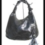 Sac à main femme - sac à main Noir Brillant