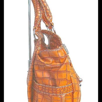Sac à main femme - sac à main Orange