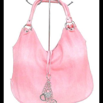 Sac à main femme - sac à main Rose